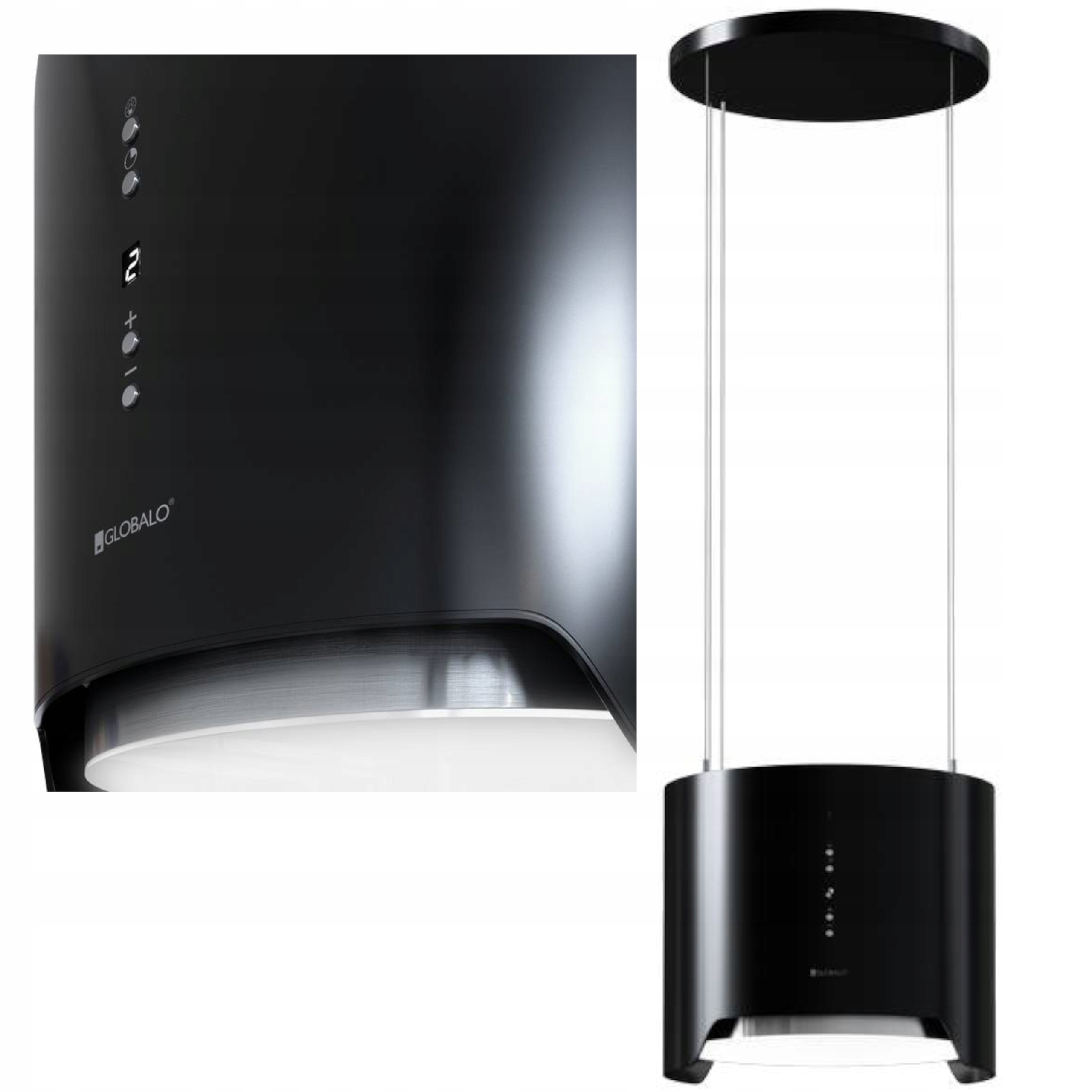 Spektakularna wydajność i design okapu Arenoflow 39.4 Black