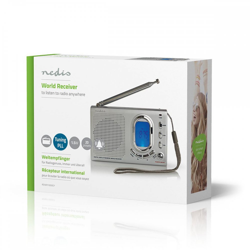 Cyfrowe radio z wbudowaną anteną