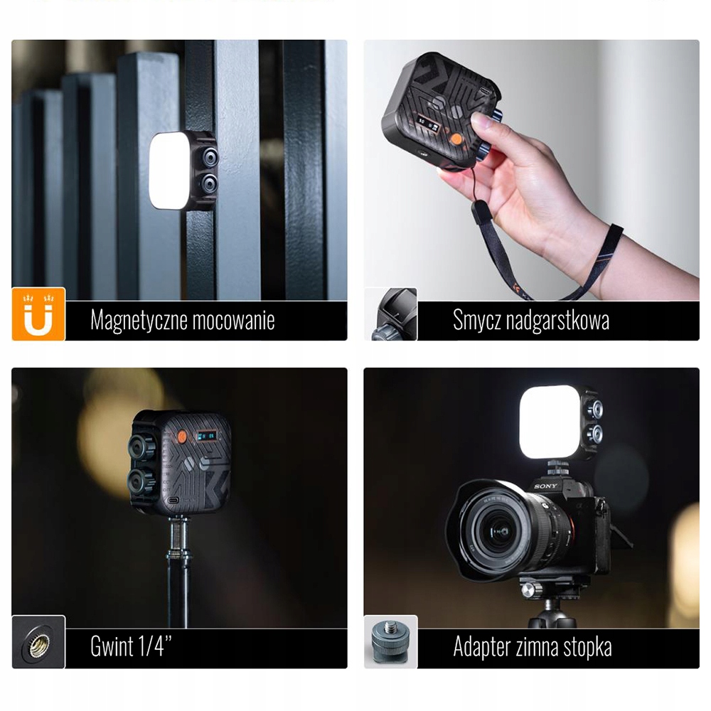 Wszechstronność lampy diodowej K&F Concept KF34.035