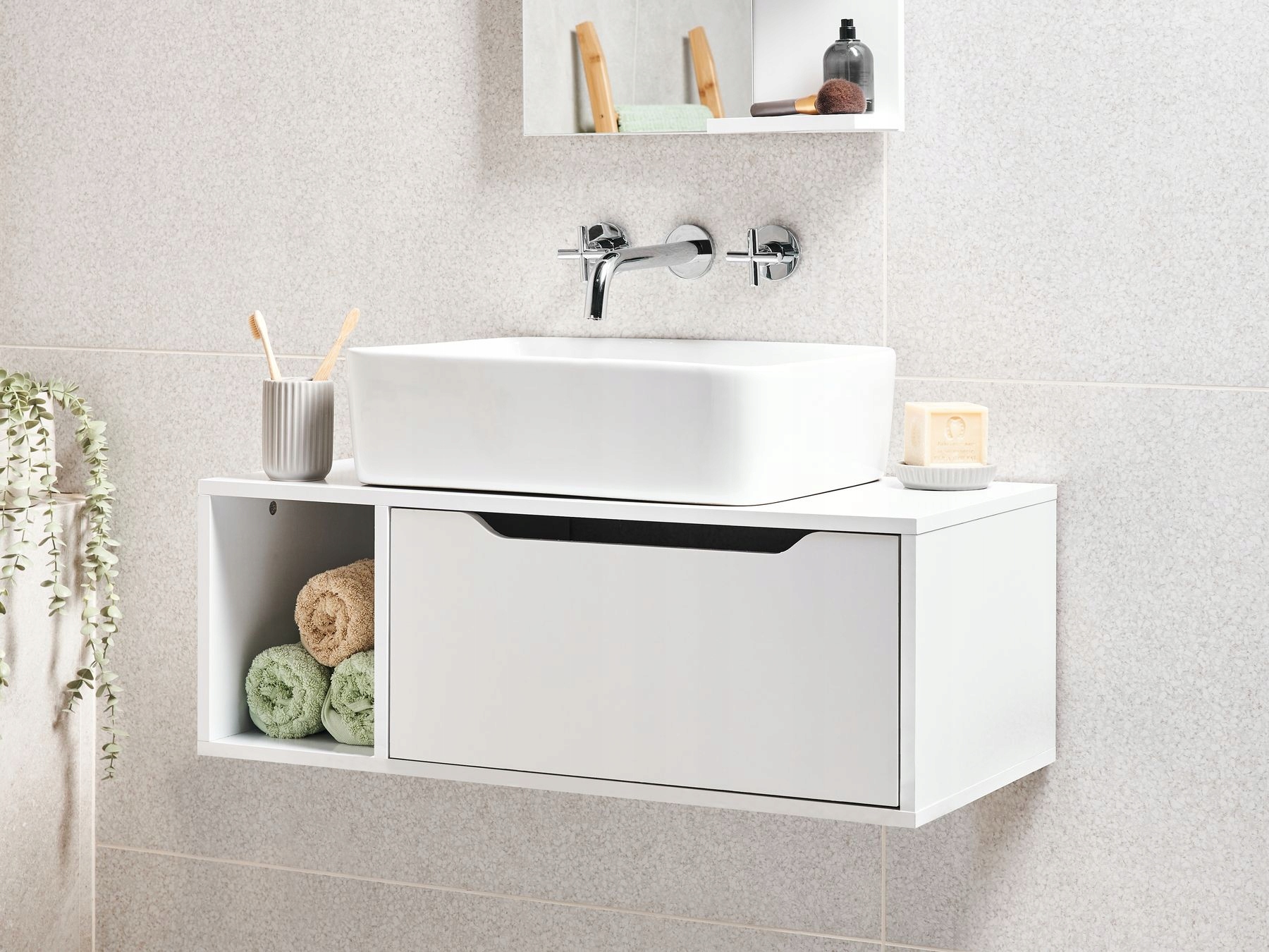 Nowoczesny design z efektem marmuru