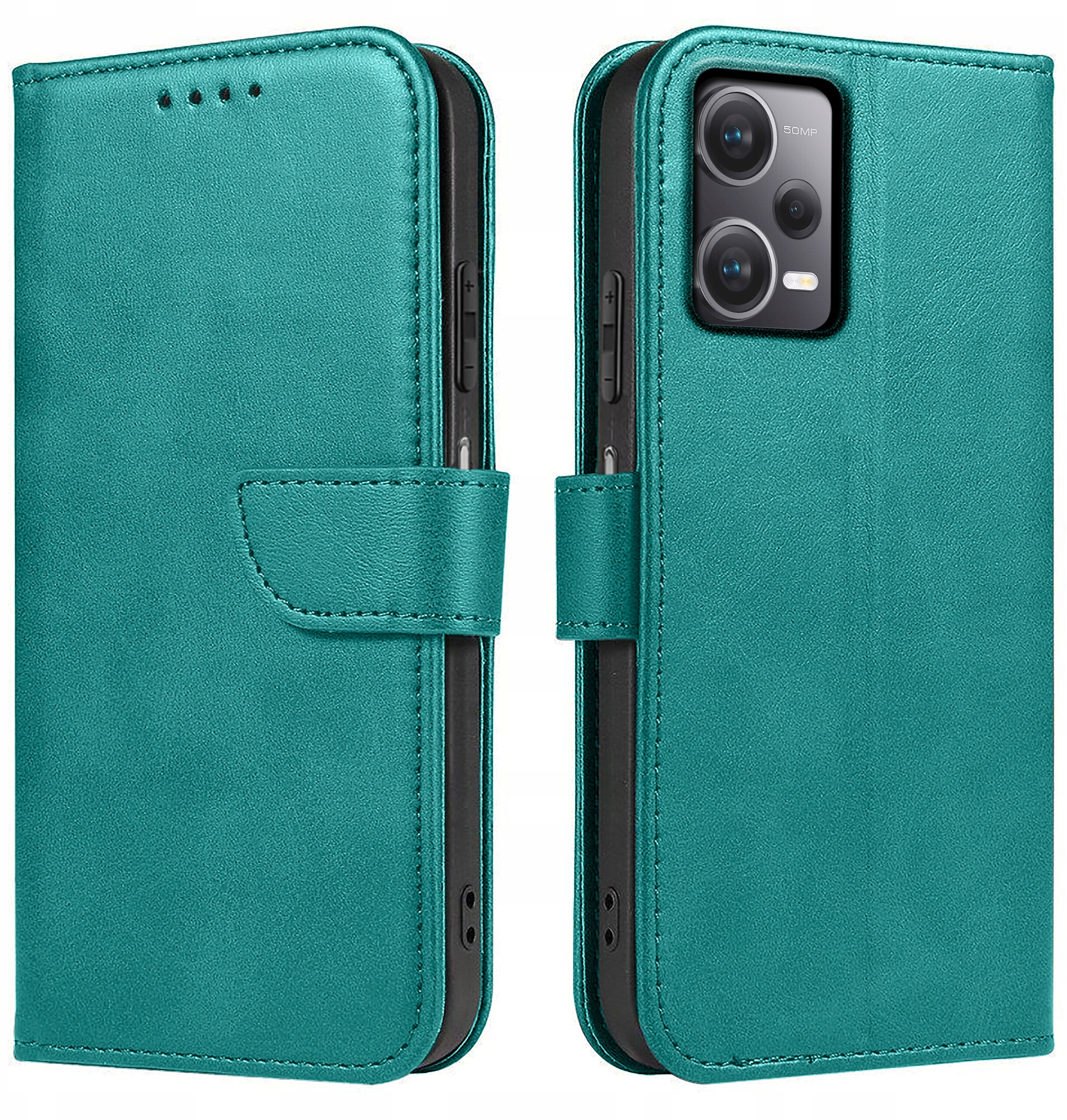 Wysokiej jakości skórzane etui z klapką