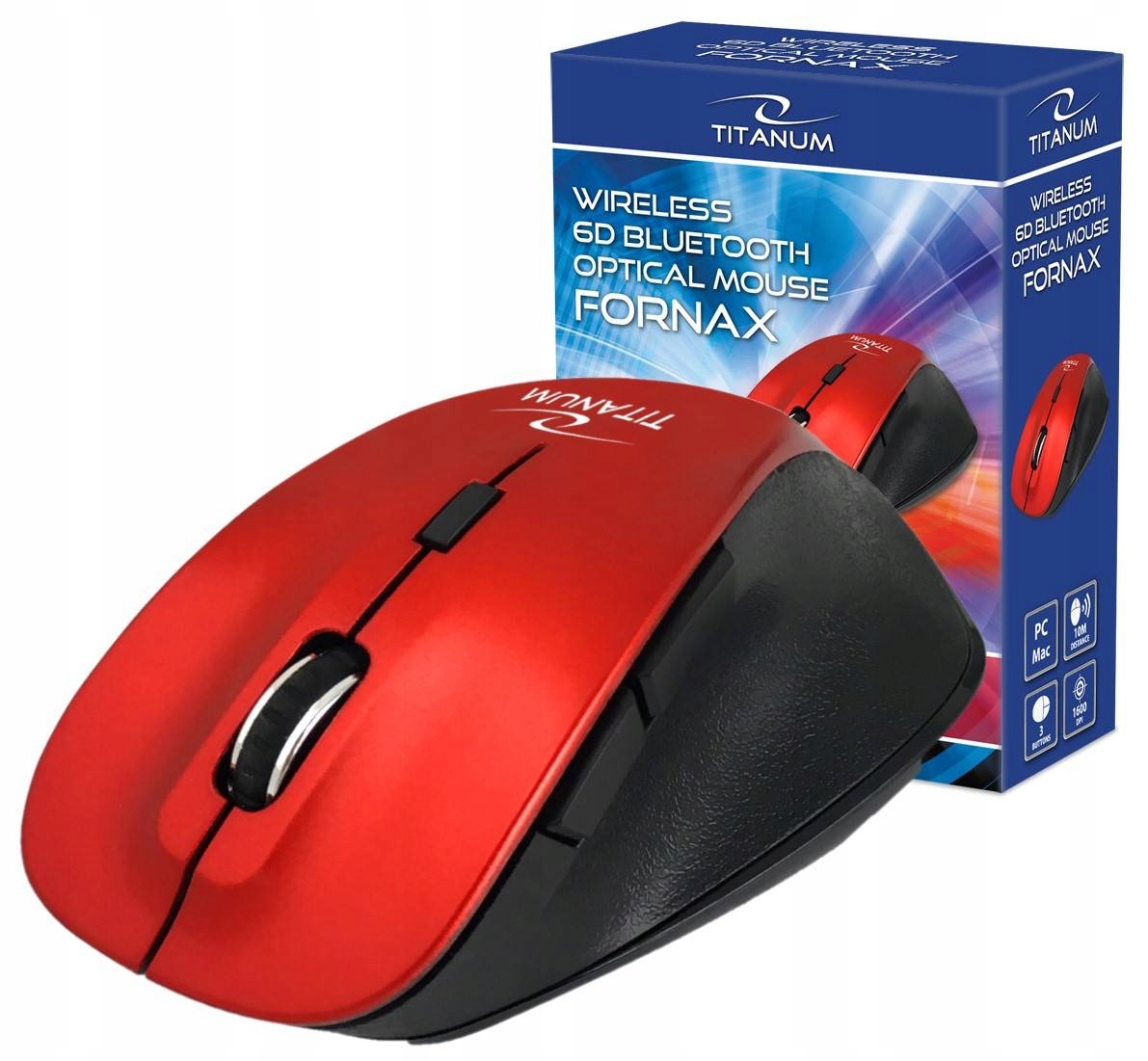 Mysz bezprzewodowa Bluetooth 6D Optyczna Titanum FORNAX – Wygoda i nowoczesność w Twojej dłoni