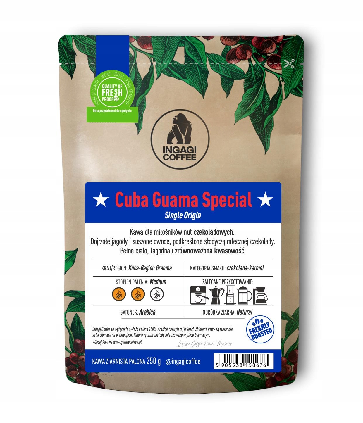 Aromatyczne nuty czekolady i owoców – Odkryj smak kawy Cuba Guama