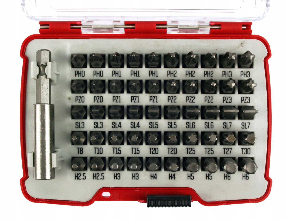 Wysoka jakość i różnorodność końcówek w zestawie