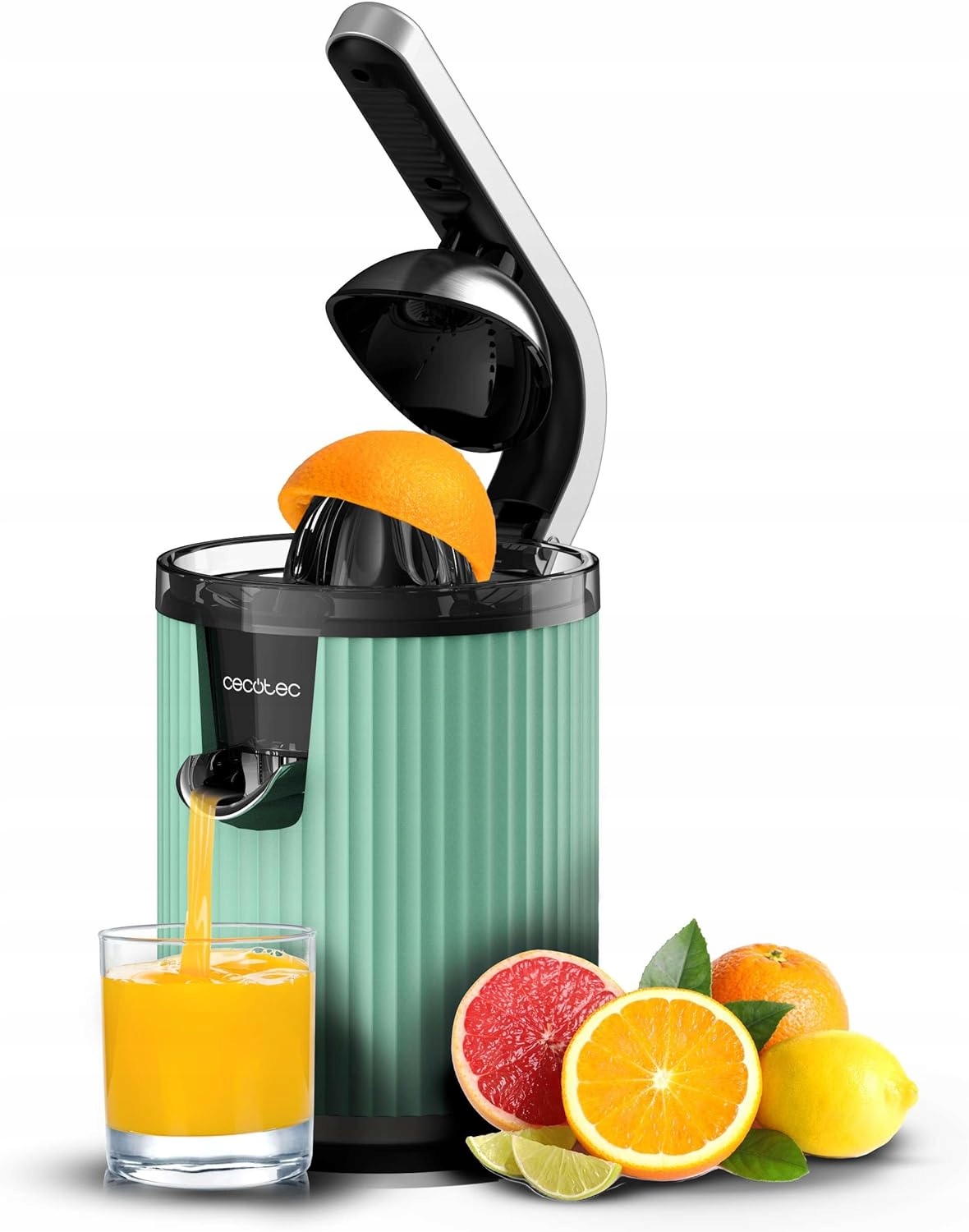 Wyciskarka do cytrusów Cecotec Xqueeze RetroJuice 600 Green* – Elegancja i Wydajność w Twojej Kuchni