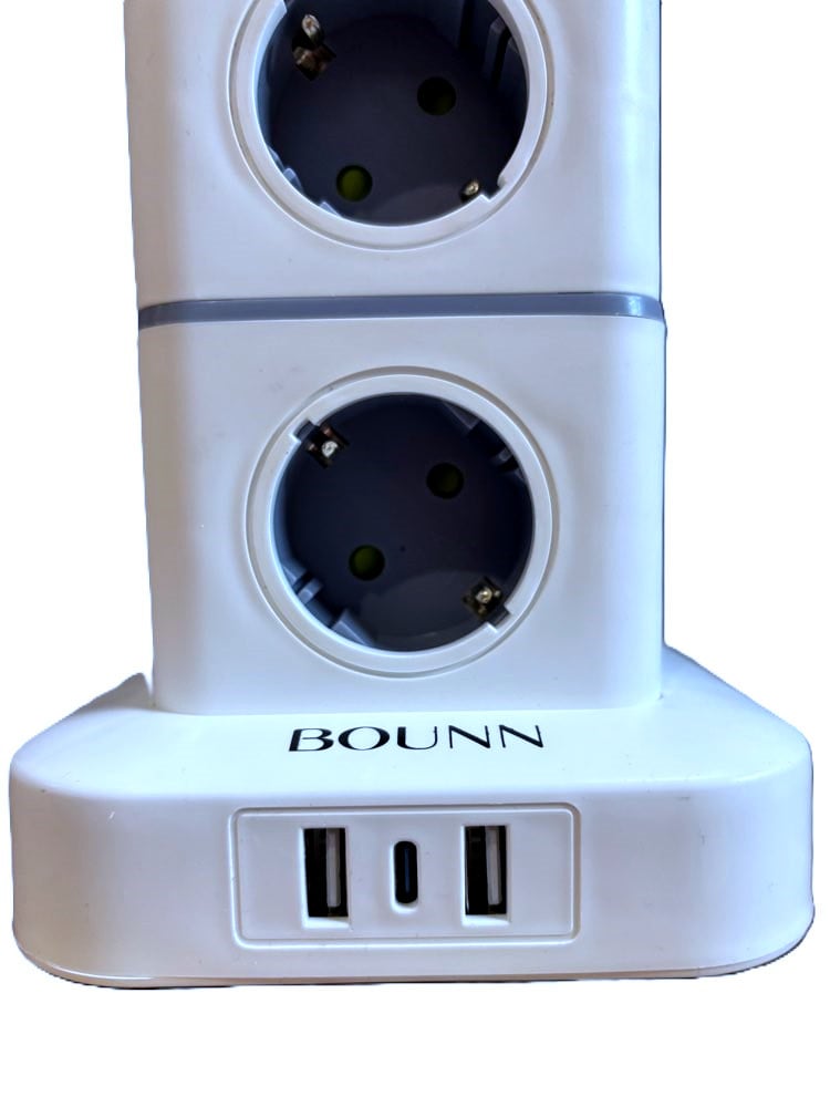 Multifunkcjonalność zasilania – 11 gniazd i 3 porty USB