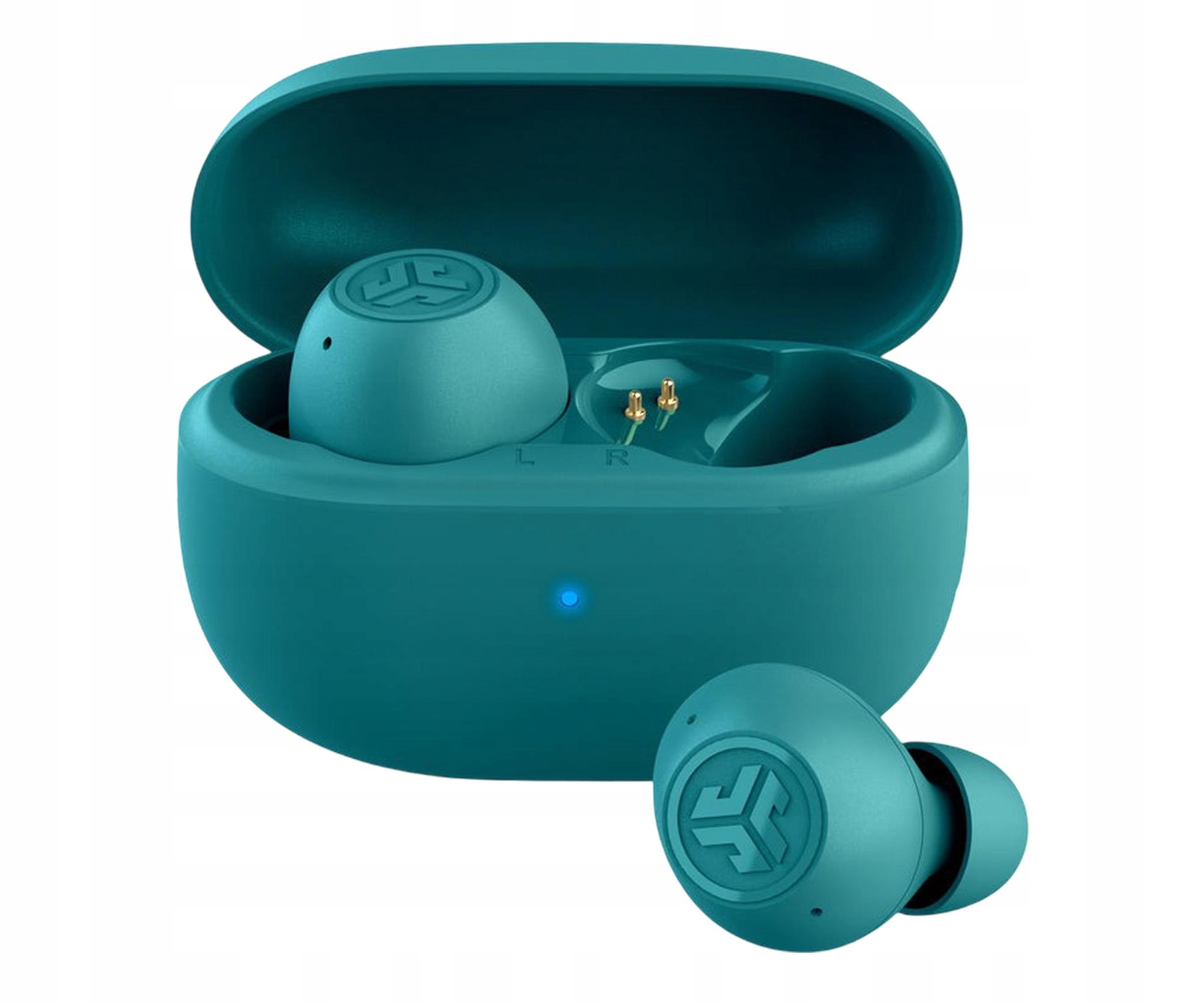 JLab Go Pop ANC – Bezprzewodowe słuchawki dokanałowe TWS w kolorze morskim