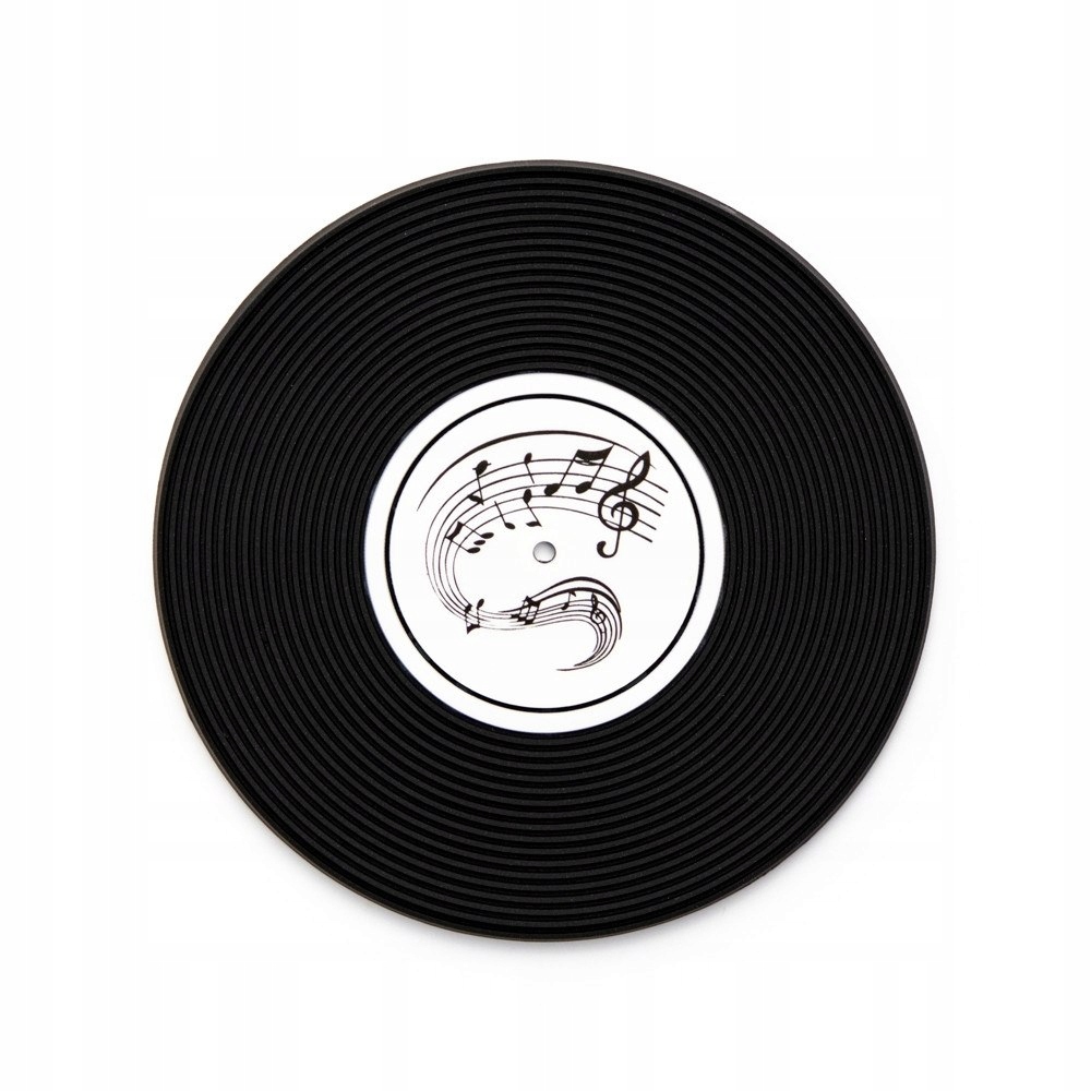 Stylowa podkładka w kształcie płyty winylowej
