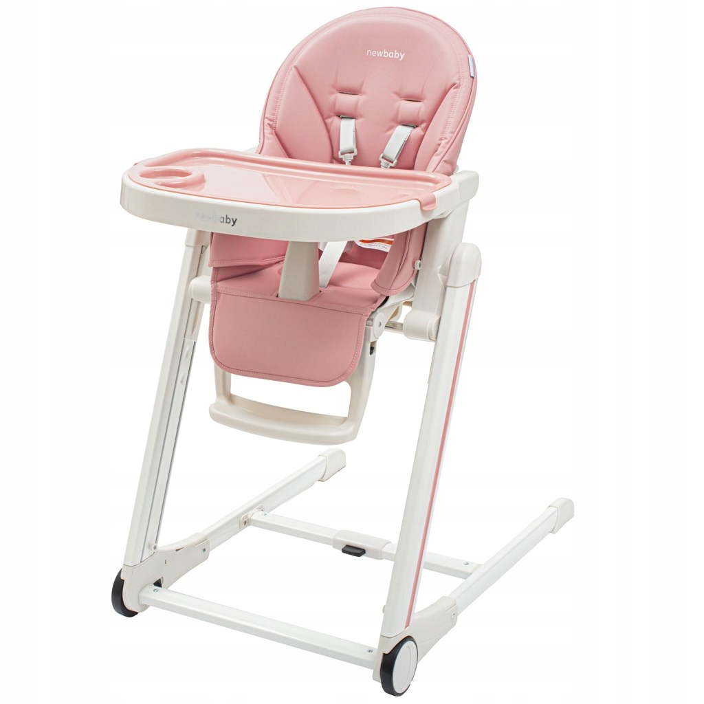 Krzesełko do karmienia Muka New Baby Dusty Pink – Komfort i bezpieczeństwo dla Twojego dziecka