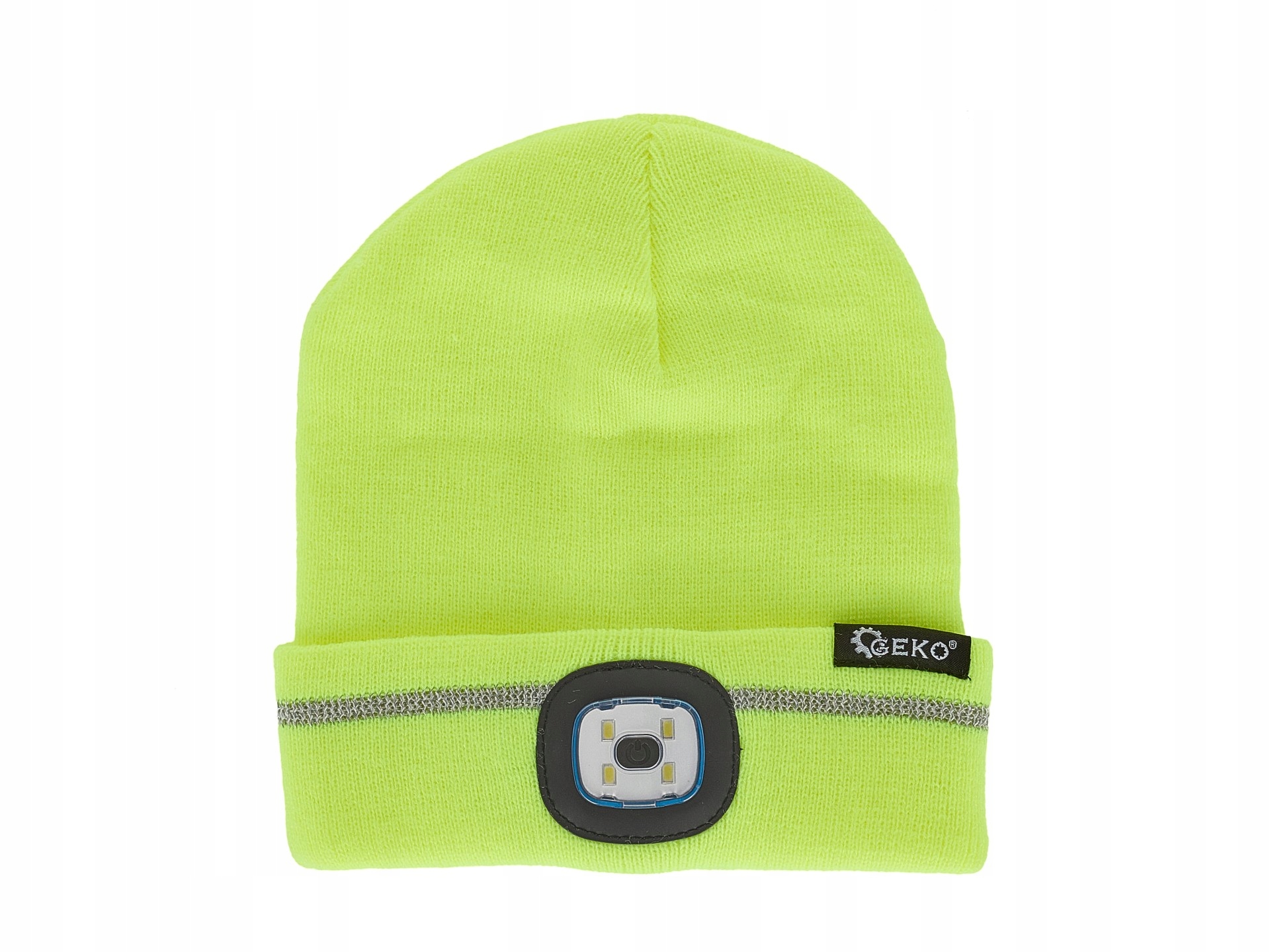 Geko Czapka zimowa z odblaskiem akumulatorowa z lampką LED – Komfort i bezpieczeństwo w zimie
