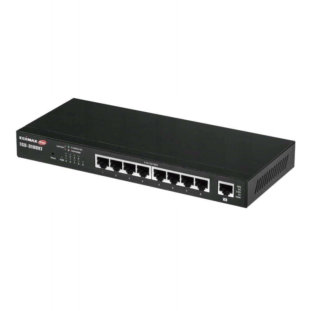Edimax TGS-3109XT - 8-Port 2.5GbE Web Smart Switch – Wydajność i elastyczność w sieci