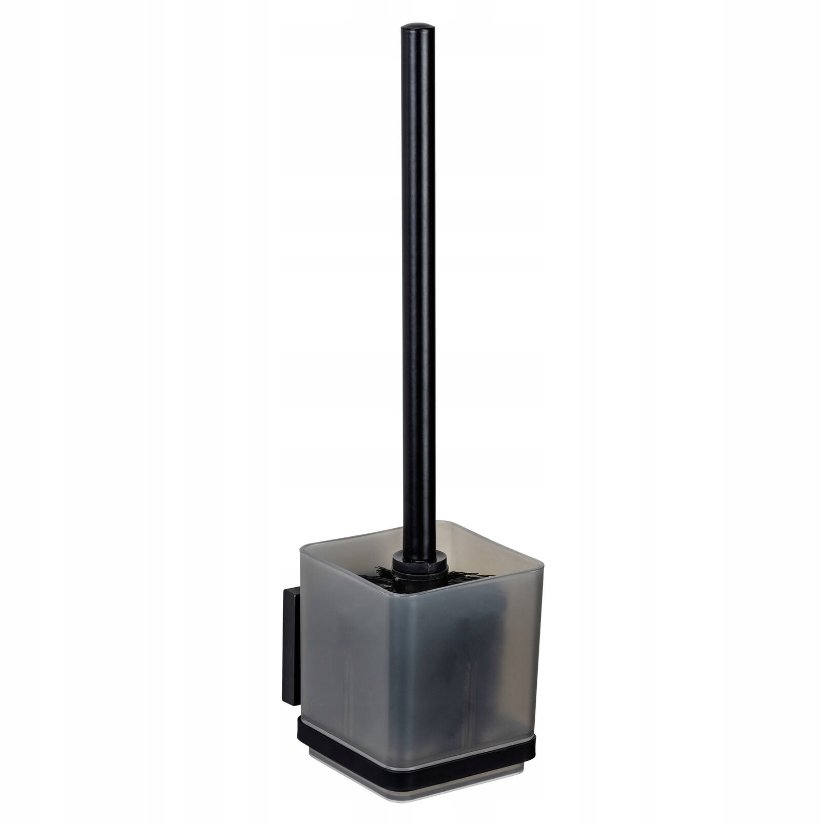 Wenko Kwadratowy pojemnik na szczotkę WC QUADRO – Eleganckie rozwiązanie do Twojej łazienki