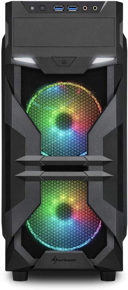 Doskonały przepływ powietrza dzięki wentylatorom RGB