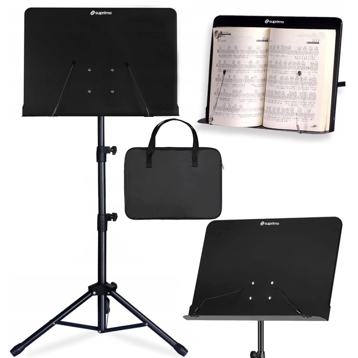 SUPRIMO D3 SET – Profesjonalny statyw do nut dla muzyków