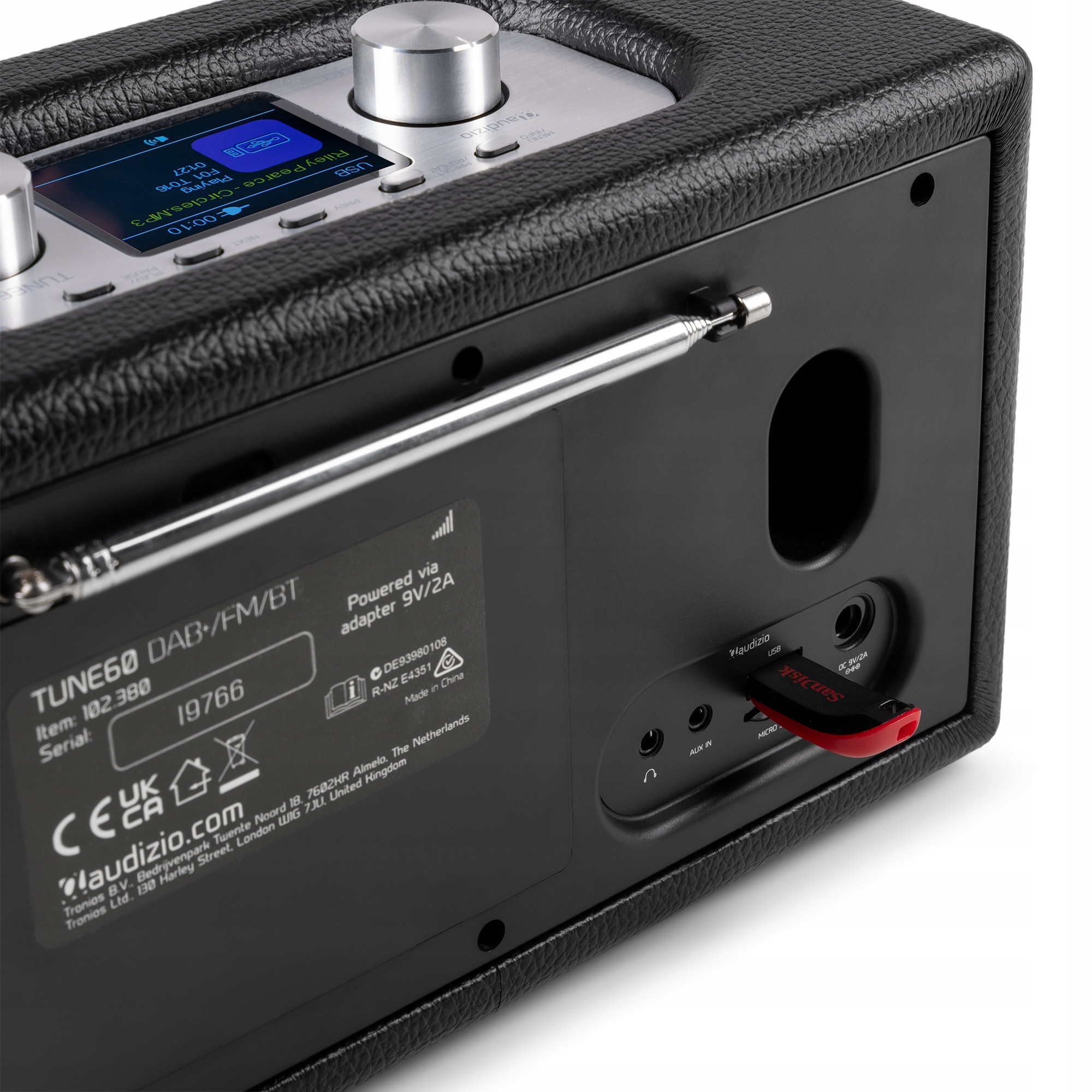 Radio retro DAB FM BT Tune60 Audizio – Urok vintage w nowoczesnym wydaniu