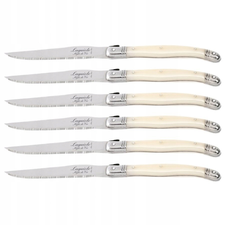 LAGUIOLE Zestaw noży do steków Pearl – Elegancja i funkcjonalność w Twojej kuchni