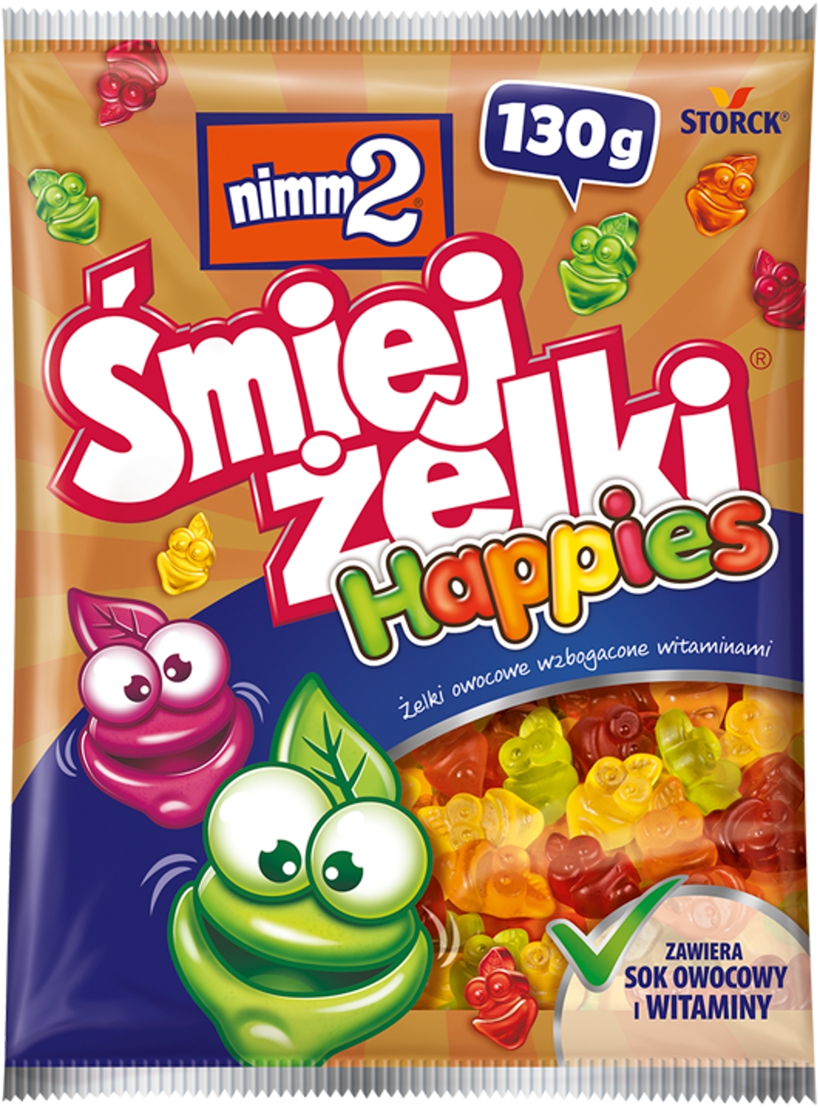 Śmiejżelki Happies – Pyszne żelki owocowe wzbogacone witaminami
