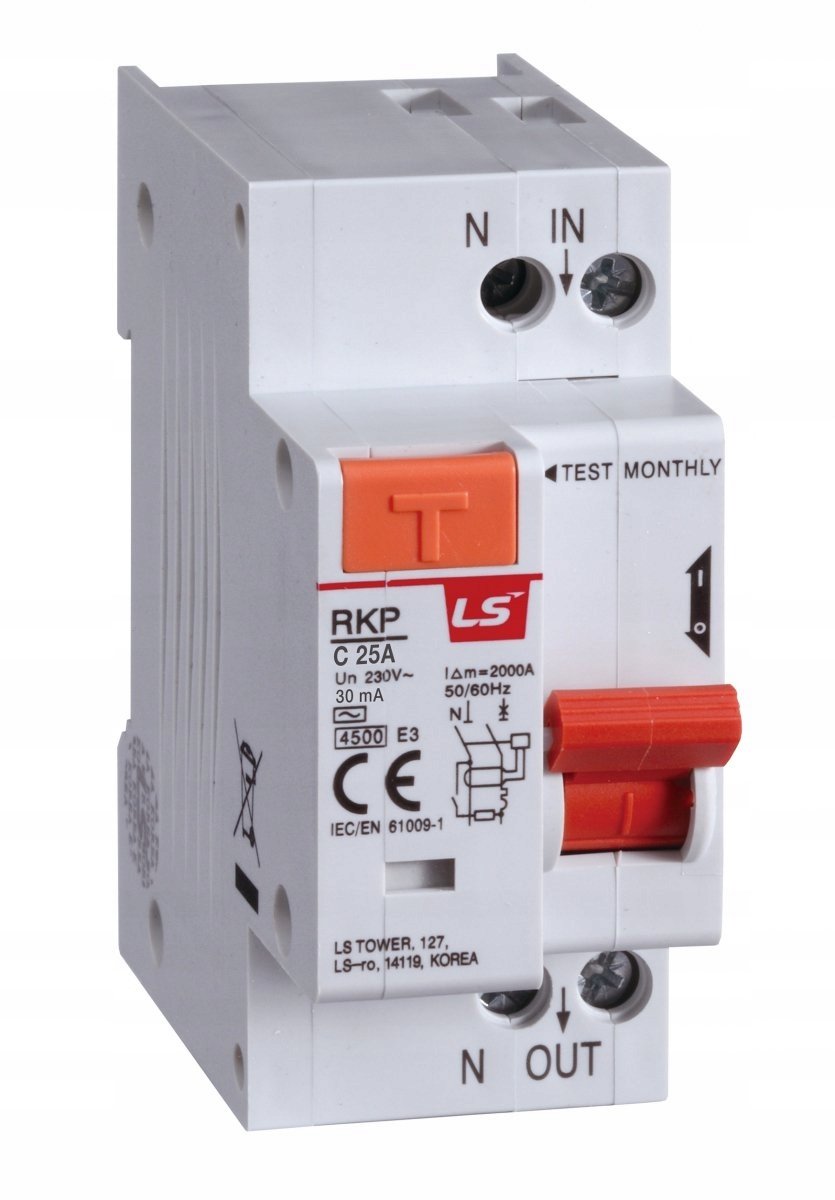 Wymiary i instalacja – Jak zamontować wyłącznik różnicowo-nadprądowy