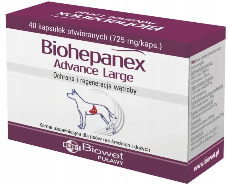 Biohepanex Advance Large – Suplement dla psów ras dużych i średnich
