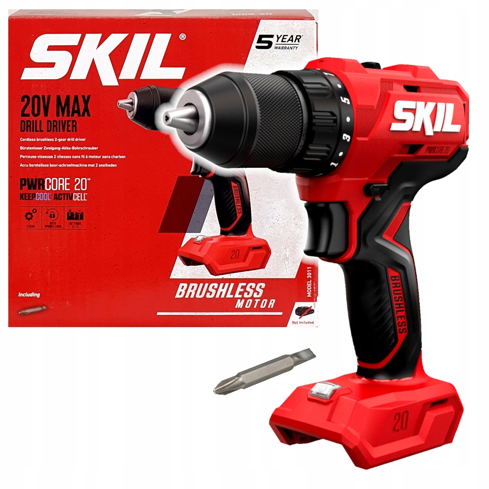 Wiertarka Sourcing DRILL DRIVER CORDLESS 3011CA 20V – Twoje niezawodne narzędzie do wiercenia i wkręcania