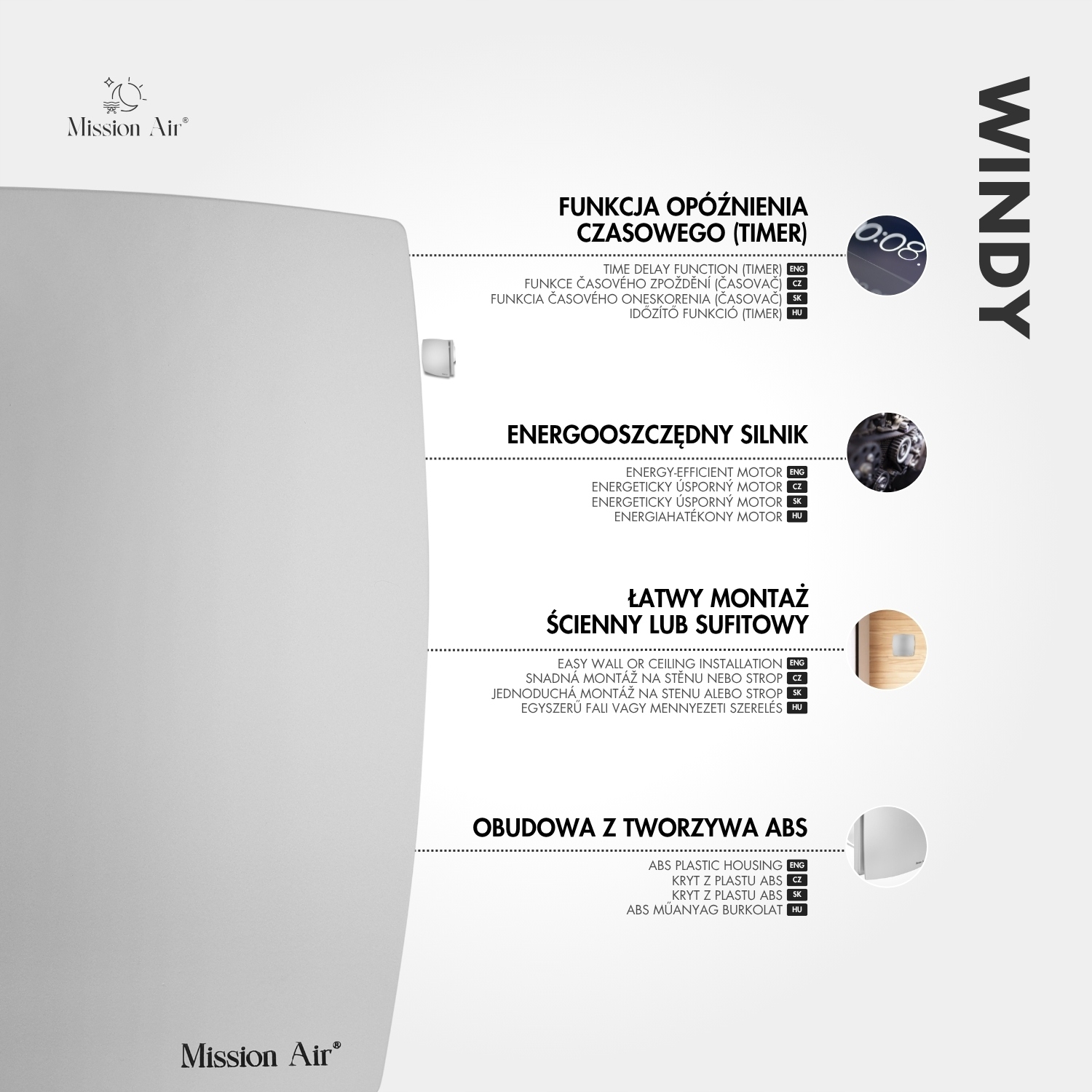 Prosty montaż i funkcjonalność – Zainstaluj wentylator w kilka chwil