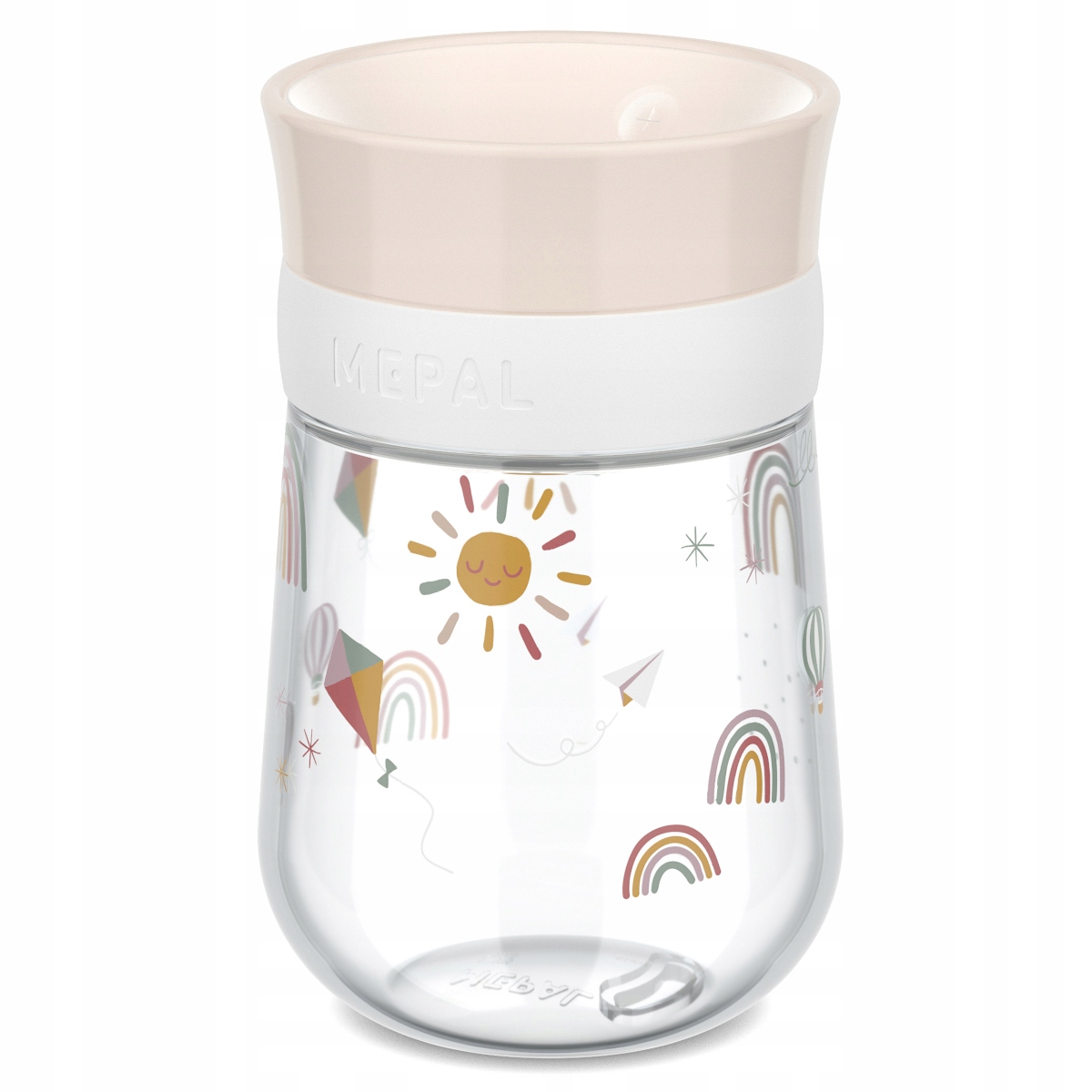 KUBEK DZIECIĘCY TRENINGOWY DO NAUKI PICIA MIO 300 ML SUNSHINE & RAINBOW – Idealny dla Twojego Malucha