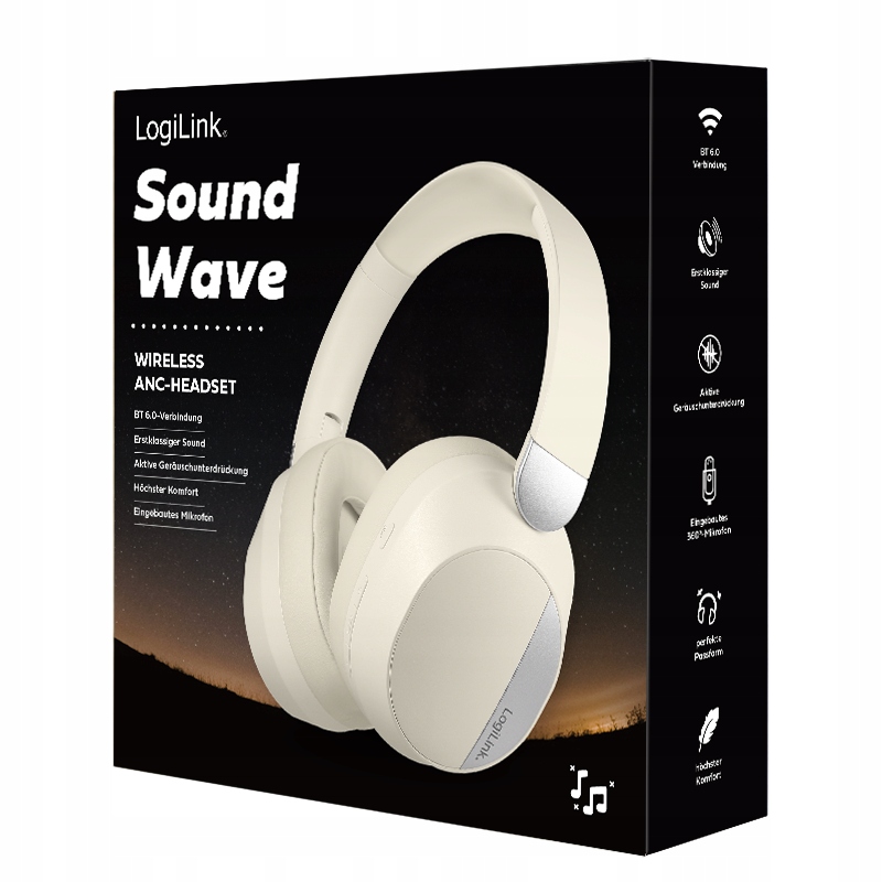 Wydajność baterii – Do 15 godzin pracy z ANC i Bluetooth