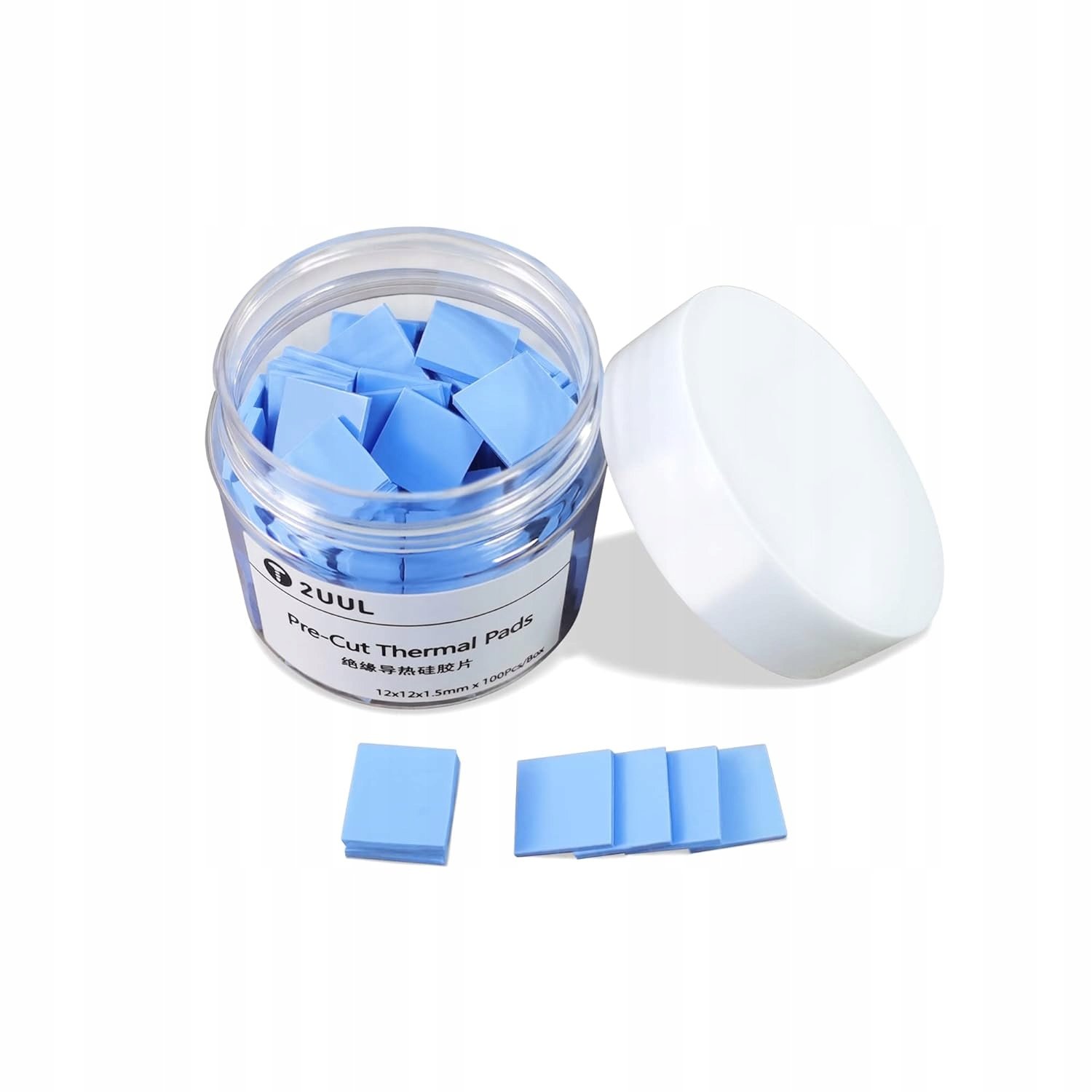 TERMOPAD THERMOPAD ZESTAW 100SZT 12x12x1.5MM 10W/mK – Idealne rozwiązanie dla efektywnego chłodzenia