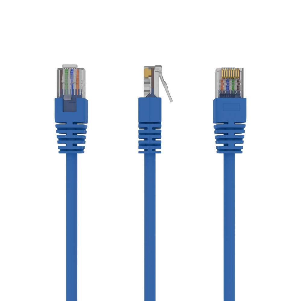 Wysokiej jakości kabel sieciowy CAT 5e z pozłacanymi stykami