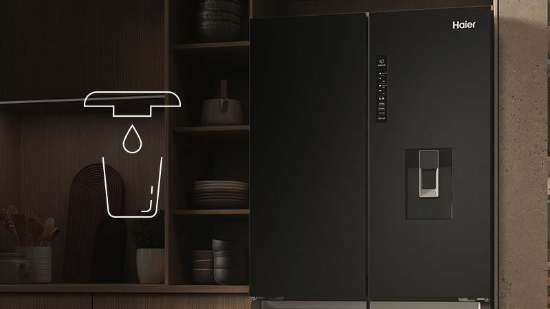 Lodówka Haier HCR7818DWPT – Nowoczesny design i funkcjonalność