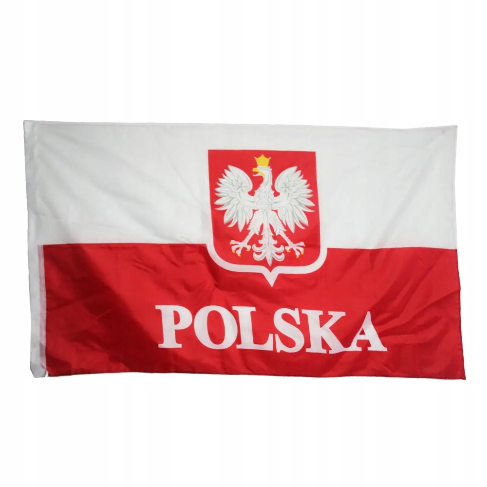 Flaga Polski z Godłem Orłem DUŻA 150x90cm – Symbol patriotyzmu