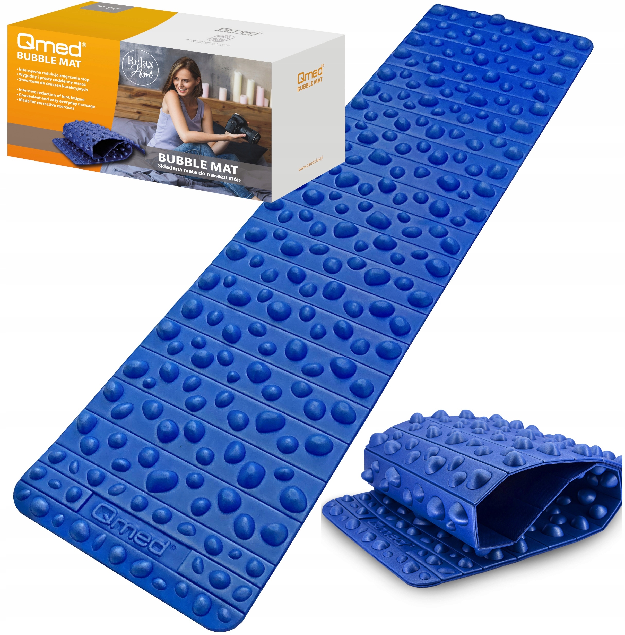 Mata do masażu stóp QMED BUBBLE MAT – Twoje codzienne źródło relaksu