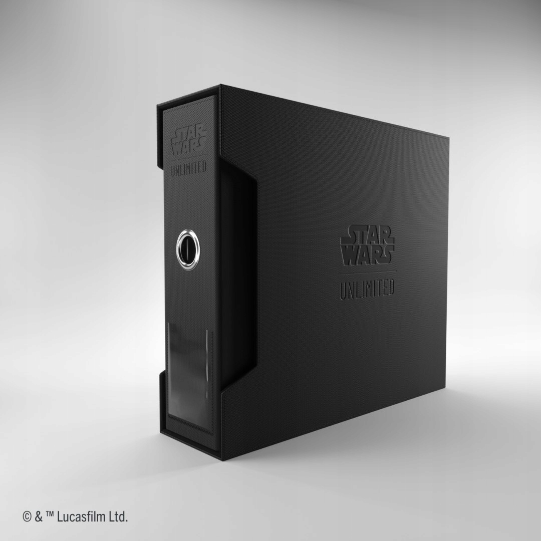 Gamegenic: Star Wars Unlimited Card Game - Premium Cardport XL - Slipcase Ring Binder 24-Pocket - Czarny