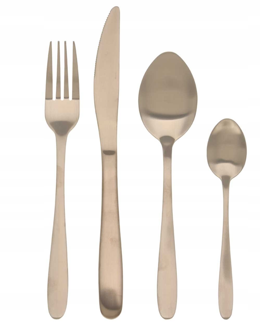 Komplet sztućców Koopman prosta 16 el. – Elegancja na Twoim stole