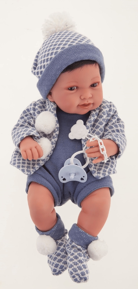 Smoczek na łańcuszku i mięciutka poduszka w zestawie