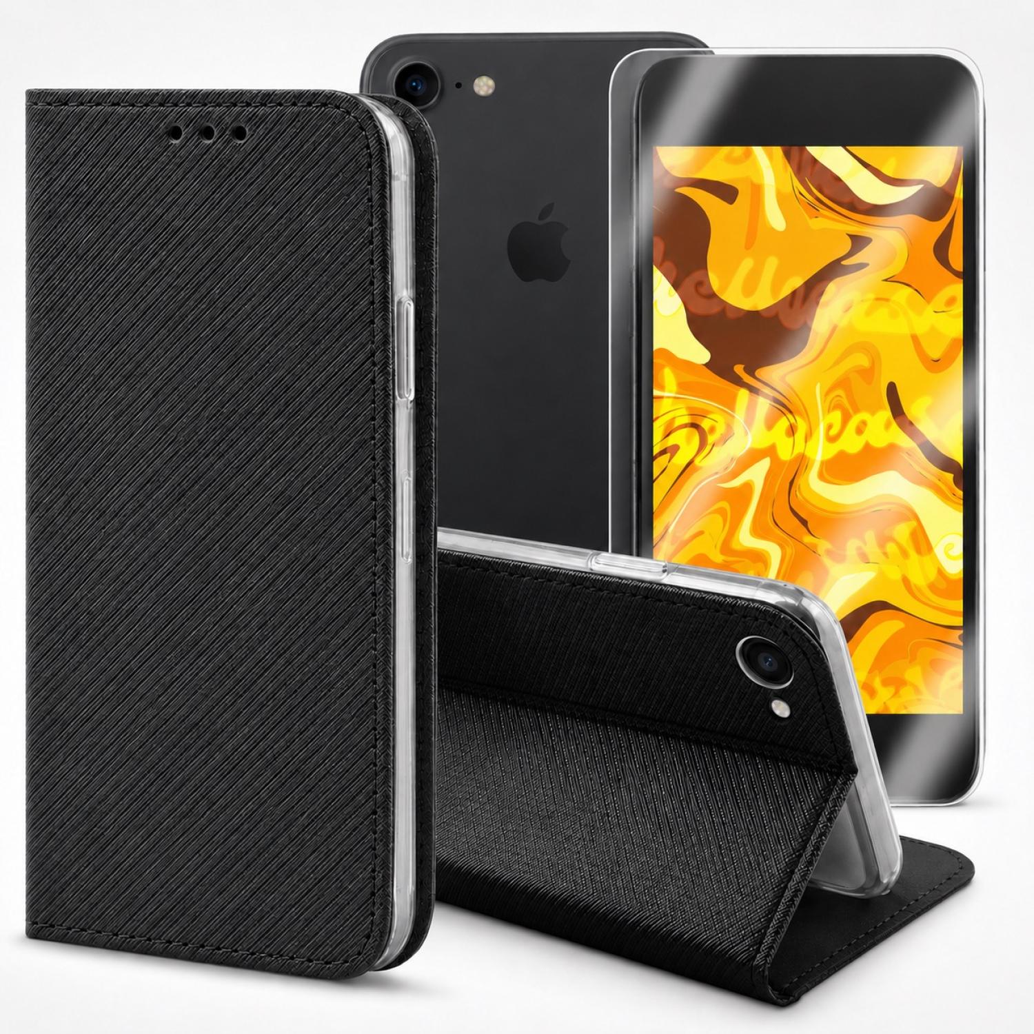 Etui z Klapką Do Apple iPhone 7 / 8 / SE 2020 / 2022 – Elegancja i Ochrona w Jednym
