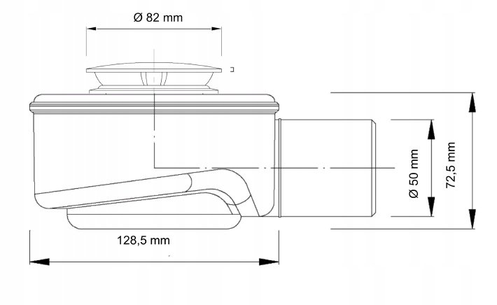 Syfon brodzikowy fi50 – Wygodne rozwiązanie do Twojego brodzika