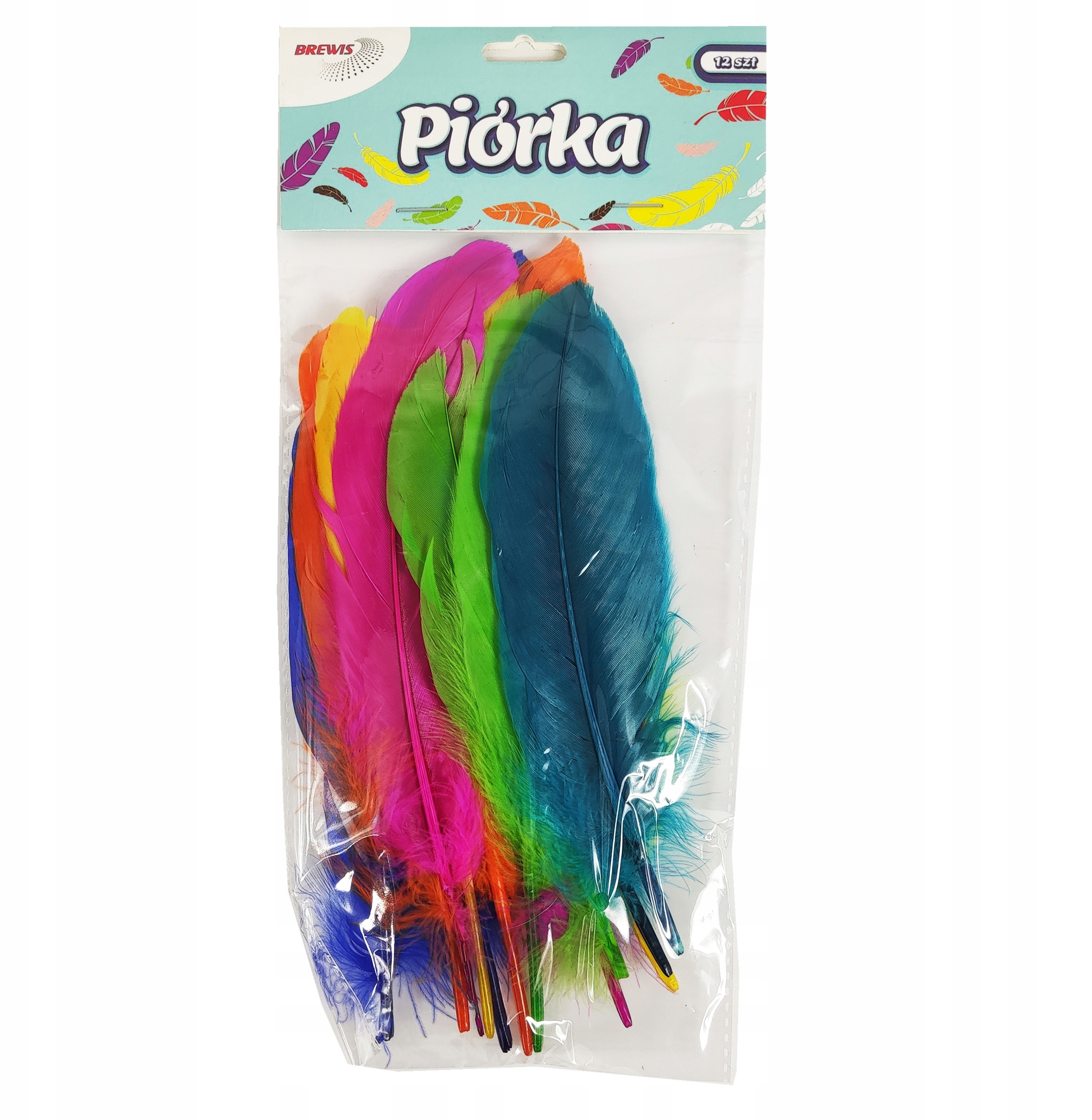 Piórka gęsie nenowy 15-20 cm – Kreatywność w Twoich rękach