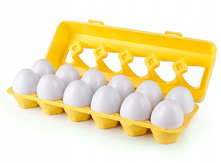 Układanka Edukacyjna Sorter Jajka Puzzle Montessori – Kreatywna zabawa dla malucha