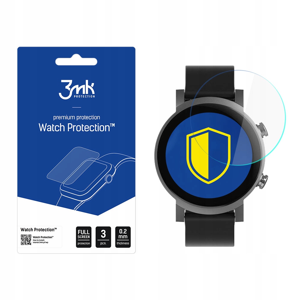 MOBVOI TICWATCH E3 - 3MK WATCH PROTECTION ARC – Ochrona Twojego smartwatcha