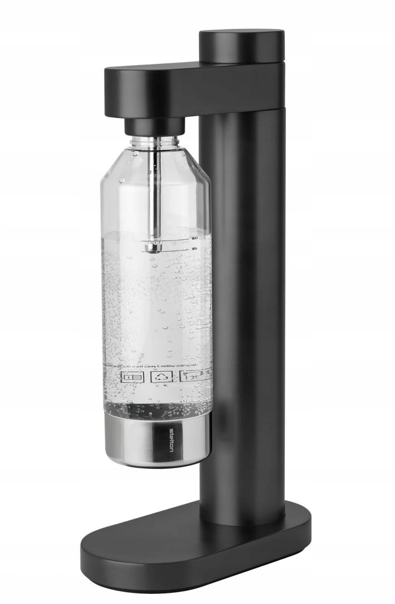 Stelton Brus Carbonator czarny metaliczny – Elegancja i funkcjonalność w Twojej kuchni