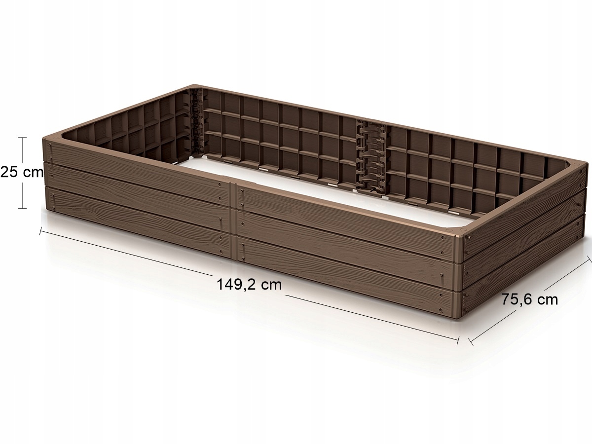 Rabata ogrodowa Base Woody 1492x756mm – Estetyczne rozwiązanie dla Twojego ogrodu