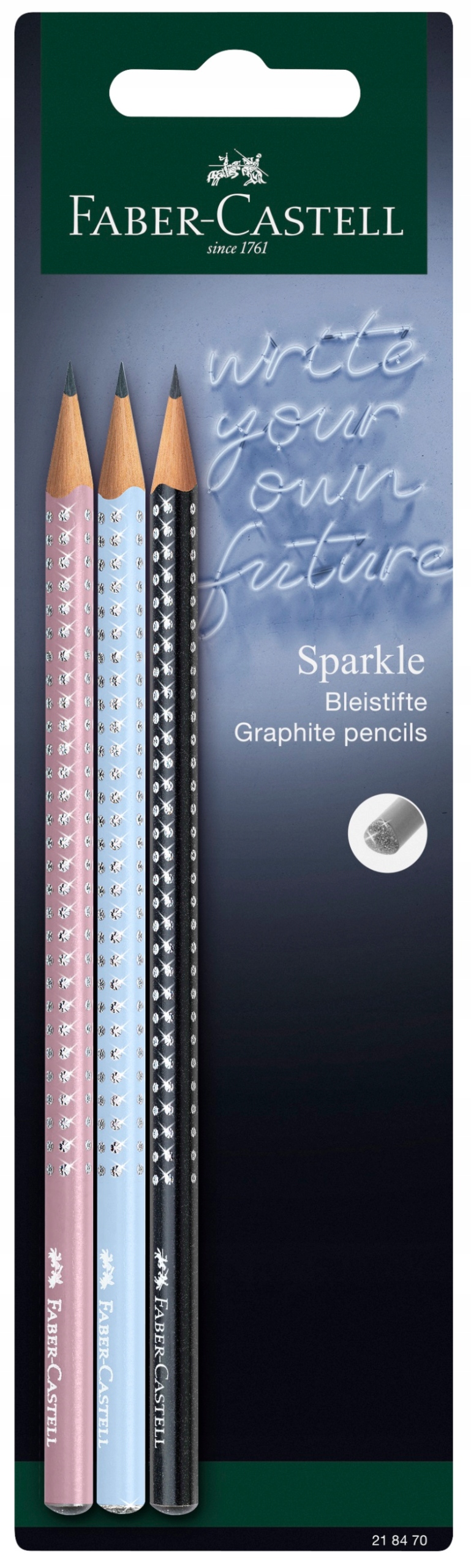Teka Ołówek Sparkle Harmony 3szt FABER CASTELL – Blask i styl w codziennym użytkowaniu
