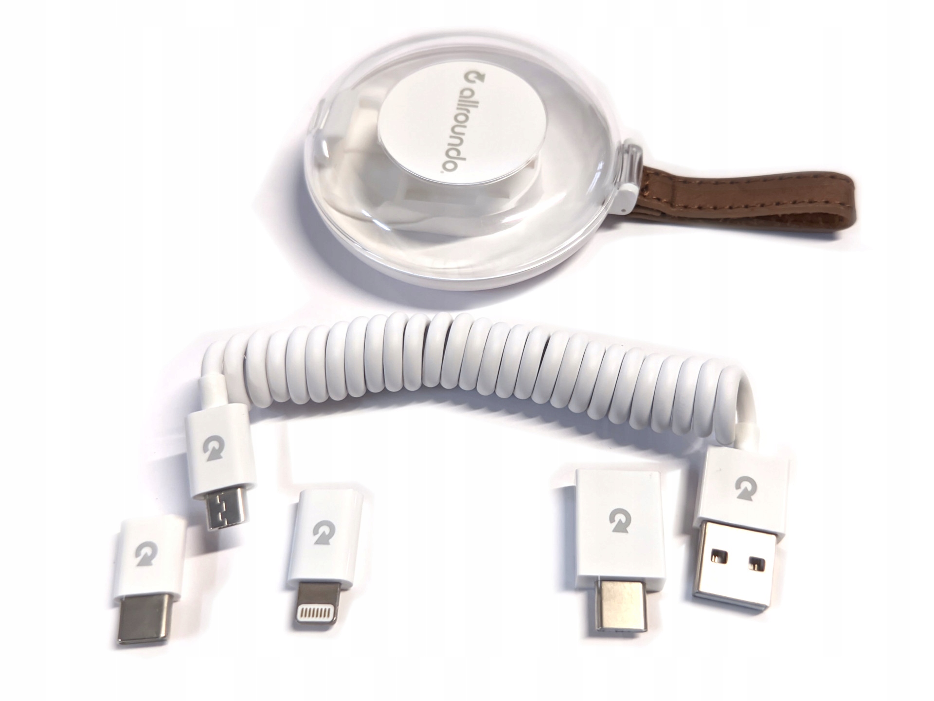 High Six - Kabel 6w1 do ładowania - Srebrny – Uniwersalny kabel do ładowania