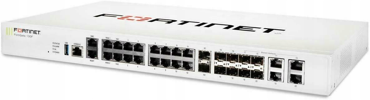 Router Fortinet FortiGate 100F – Bezpieczeństwo i wydajność w jednym