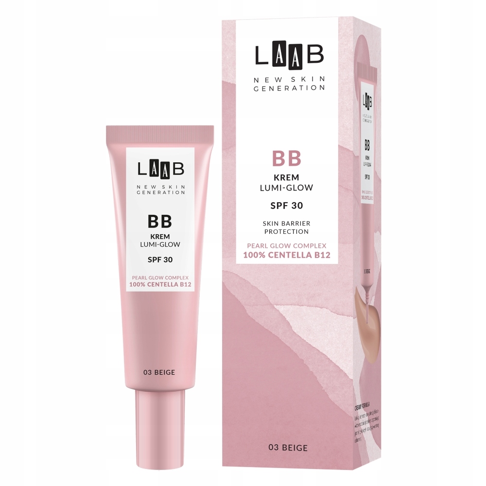 AA LAAB Krem BB Lumi-Glow SPF30 03 Beige – Idealne rozwiązanie dla zmęczonej cery