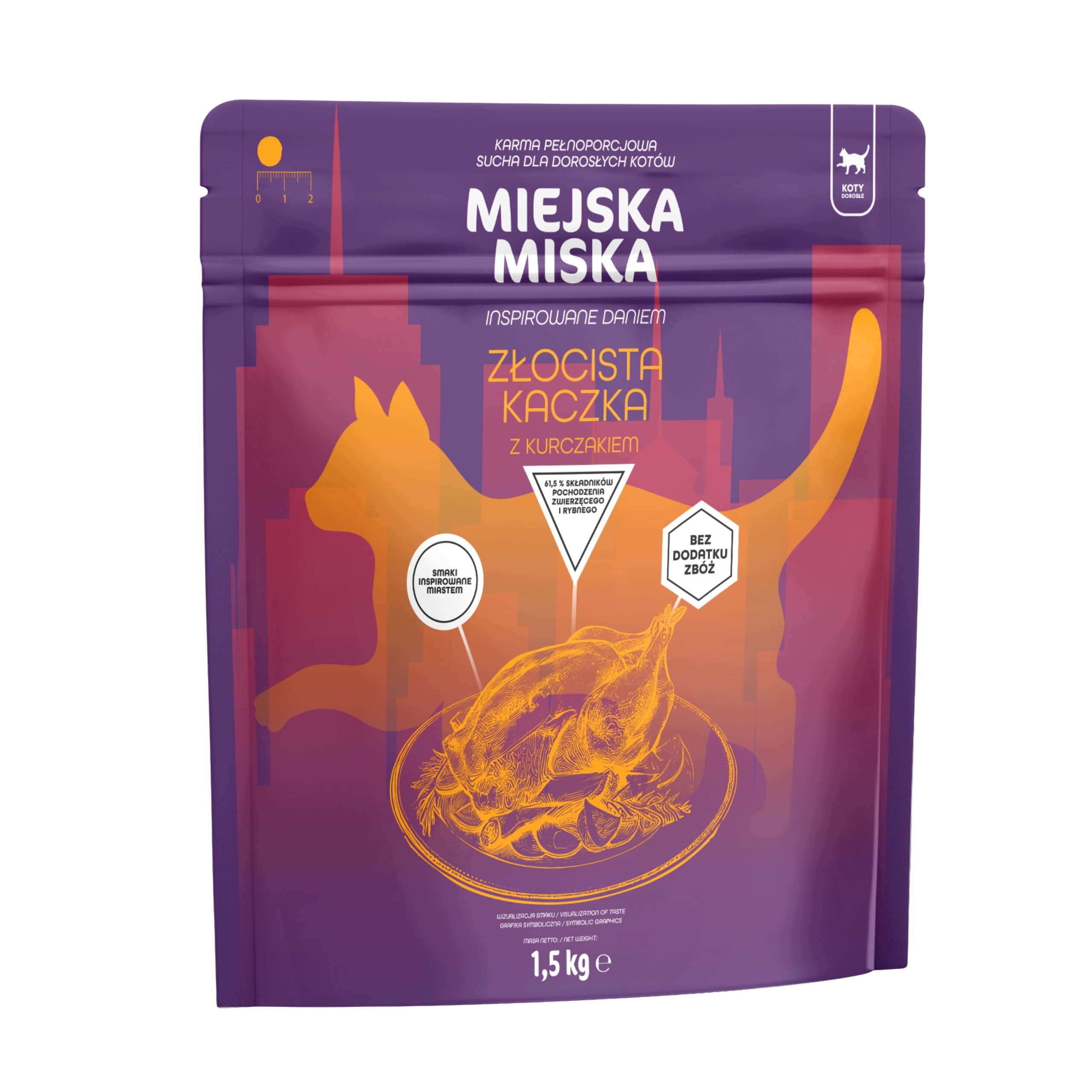 Łatwe podawanie – Wygodne opakowanie 1,5 kg