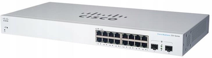 Cisco switch CBS220-16P-2G – Wydajny przełącznik dla małych i średnich firm
