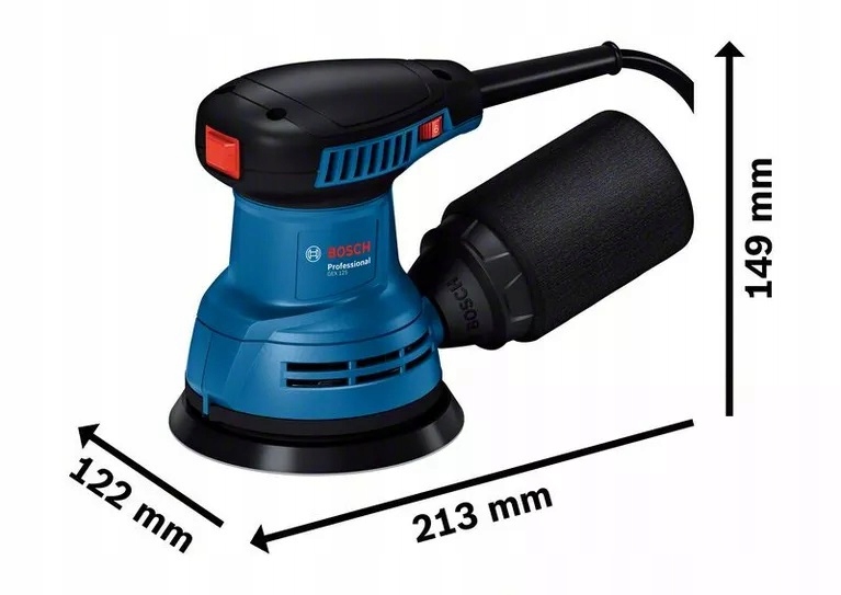 Mimośrodowa szlifierka GEX 125 290W 125mm – Wydajność i komfort szlifowania