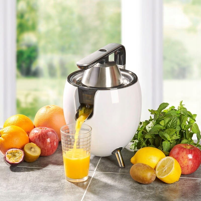 Wyciskarka do cytrusów 2 stożki Kitchencook PRESSPOD WHITE – Idealny wybór dla miłośników świeżych soków